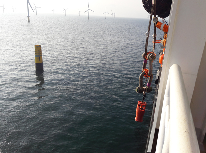 FaunaGuard deployment at Heerema Marine Contractors Floating Offshore installation of XXL wind turbines (FOX) project in 2021