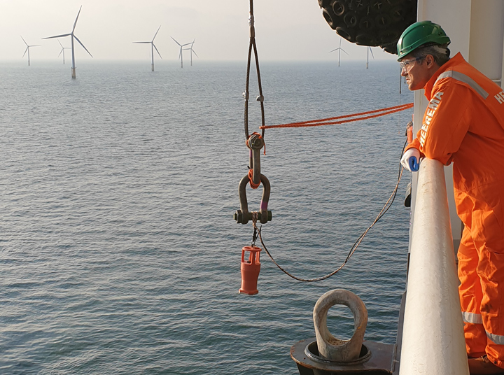 FaunaGuard deployment at Heerema Marine Contractors Floating Offshore installation of XXL wind turbines (FOX) project in 2021